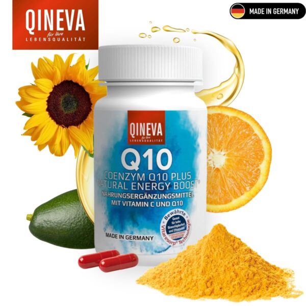 QINEVA Q10 Vegan - Bioaktives patentiertes Coenzym Q10