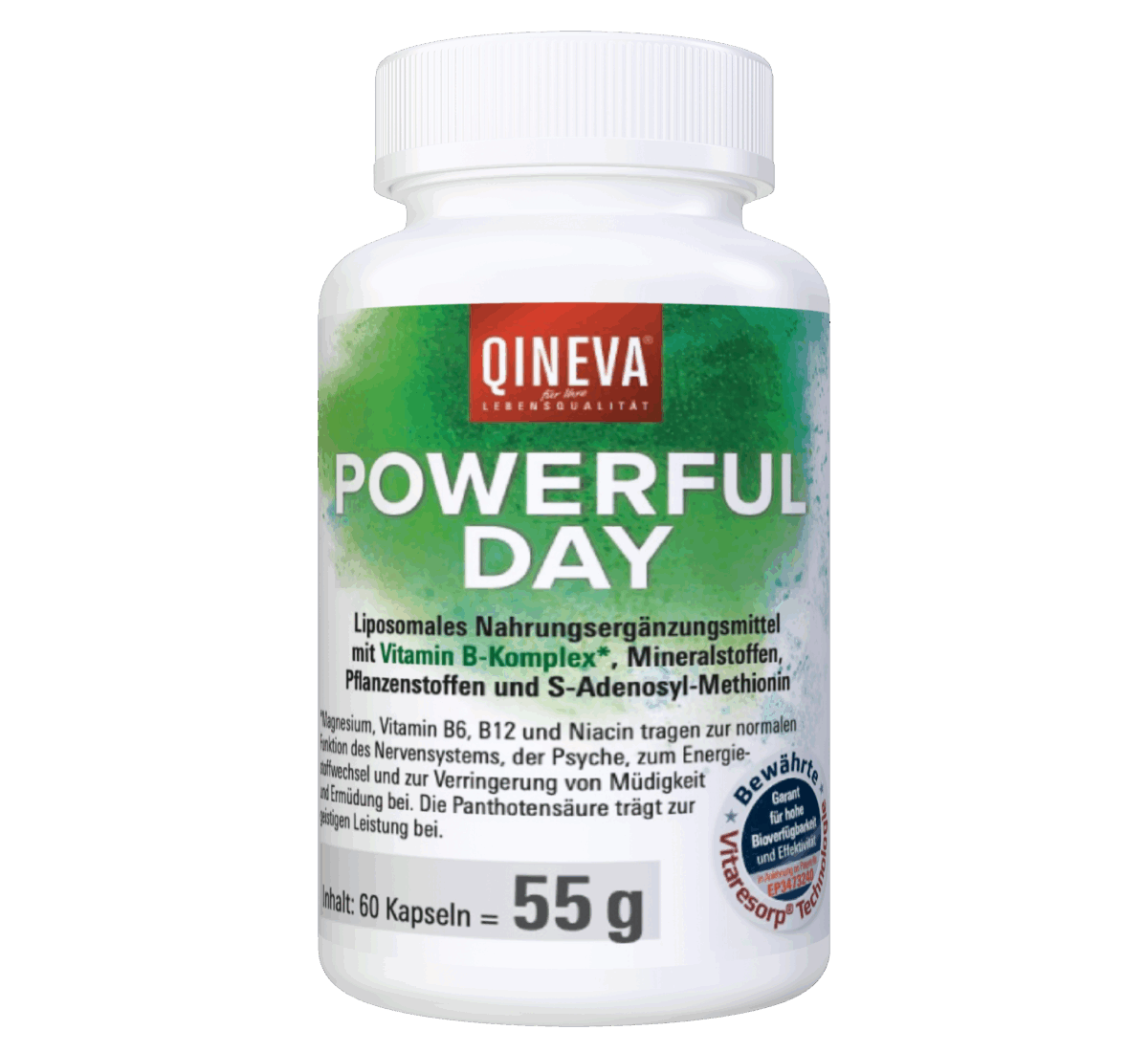 Qineva - Powerful Day Verpackung
